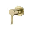 Bathroom Brass Concealed Basin Mixer Taps Sink Faucet Swivel Spout,Brushed Gold