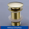 Brass Basin Bottle Tube Waste Water Drain Plumbing P-Trap Drain Brushed Gold UK