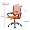 Mesh Office Chair Computer Cushioned Home Swivel Leather Small Adjustable Chairs
