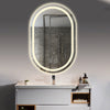 Illuminated Bathroom Mirror with LED Lights Wall Mounted Demister Touch Sensor