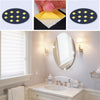 Nordic Wall Mounted Oval Frameless Bathroom Glass Vanity Mirror Beveled Edge