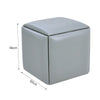 Square Stool 5-In-1 Magic Cube Combination Nesting Ottoman Sofa Foot Rest Stools