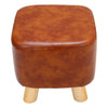 PU/Velvet Ottoman Footstool Pouffe Bench Foot Stool Living Room Sofa Side Seat