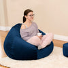 Velvet Slouchbag Bean Bag Large Luxury Classic Beanbag Chair Plush Seat
