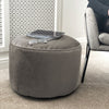 Home Interior Velvet Pouffe Bean Bag Large Ottoman Beanbag Footstool Pre Filled
