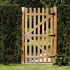 Lattice Wooden Picket Garden Gate Flat Top Pedestrian Side Gates Solid Pine Door