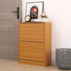 SHOE CABINET 2 DRAWER STORAGE CUPBOARD RACK SHELF FOOTWEAR ORGANISER SHOE STAND