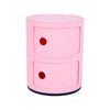 Round Storage Unit Bathroom Cabinet Chest Cupboard Side Table Vintage Postbox UK