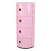 Round Storage Unit Bathroom Cabinet Chest Cupboard Side Table Vintage Postbox UK