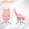 Executive Racing Gaming Chair Faux Leather Computer Desk Chair Swivel Adjustable