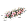 Artificial Flower Row Floral Wedding Arch Arrangement Top Table Backdrop Decor