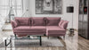 Corner Sofa Bed Storage Container Sleep Function Springs Grey Yellow OPTIMUS
