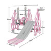 Toddler Swing Slide Kids Children Basketball Playset Playground Activity Centre