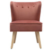 Scallop Back Armchair Cocktail Sofa Accent Seat Living Bedroom Cafe Lounge Sofa