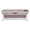 Folding Bathtub Adults Soak Sauna Warm Spa Massage Barrel Temperature Display