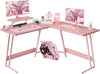L-shaped Computer Desk Large Home Office Writing Workstation Corner Desk