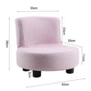 Kids Sofa Chair Mini Fabric Linen Cushioned Couch Seat Stool Baby Room Furniture