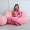 Kids Faux Fur Bean Bag Luxury Furry Beanbag Soft Chair Fluffy Seat Filled