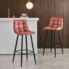 2 Pcs Breakfast Bar Stools High Counter Chair Kitchen Pub Restaurant Barstool
