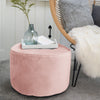 Home Interior Velvet Pouffe Bean Bag Large Ottoman Beanbag Footstool Pre Filled