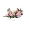 Wedding Artificial Rose Flower Row Arch Floral Ornament Background Arrangement