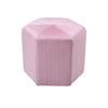 Diamond Velvet Footstool Dressing Table Chair Vanity Stool Bedroom Pouffe Seat