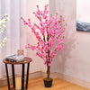 Artificial Blossom Flowers Tree Potted Plant Realistic Cherry Blossoming Decors