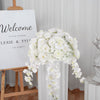 Artificial Wedding Rose Flower Row Top Table Backdrop Arch Arrangement Wall Deco
