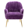 Velvet Scallop Shell Back Tub Chair Armchair Dressing Sofa Stool Bedroom Lounge