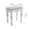 Vintage Dressing Table Desk Stool Vanity Seat Dresser Chairs Bedroom Carving Leg