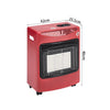 Portable 4.2Kw Calor Gas Heater Cabinet Butane Home Fire with Regulator & Hose