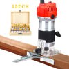 CONENTOOL 800W Palm Router Mini Hand Held Router Wood Laminator Trimmer Tool UK