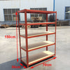 Garage Racking 5 Tier Shelving Unit Boltless Heavy Duty Metal Shelf Shed Storage