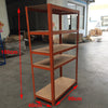 Garage Racking 5 Tier Shelving Unit Boltless Heavy Duty Metal Shelf Shed Storage