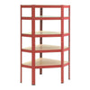 Garage Racking 5 Tier Shelving Units Boltless Heavy Duty Corner Shelf Adjustable