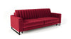 Sofa Bed with Storage Container Sleep Function Springs New LOFT SB