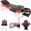 Portable 3 Fold Massage Table Beauty Bed Massage Therapy Couch Facial SPA Salon