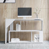 Computer Desk PC Table L-shaped Corner w/Shelves/Drawers Workstation Home Office