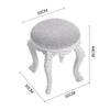 Vintage Dressing Table Desk Stool Vanity Seat Dresser Chairs Bedroom Carving Leg