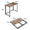 UK Folding Laptop Desk PC Home Office University Metal Frame Study Student Table