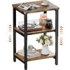 Side Table, Height Adjustable Bedside Table, End Table, Sofa Table, Nightstand