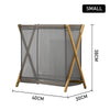 S/M/L Collapsible Fabric Laundry Hamper Foldable Clothes Bag Washing Bin Baskets