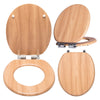 Toilet Seat Universal Soft Close Heavy Duty Bathroom Toilet Lid Cover w/ Fitting