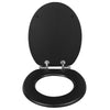 Toilet Seat Universal Soft Close Heavy Duty Bathroom Toilet Lid Cover w/ Fitting