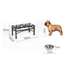 Raised Dog Bowls Pet Feeder Raised Elevated Stainless Steel Food Water Bowls
