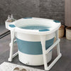 Folding Bathtub Water Tub Adult Children Kids Spa Soaking Sauna SPA Bath Tub Lid