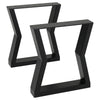 X-Steel Table Leg Heavy Duty Metal Dining Coffee Bench Office Desk Steel Trestle
