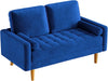 Modern Vesgantti 2 3 Seater Sofa 176cm with 2 Bolster Pillows & Wooden Legs New