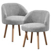 Set of 2 Small Accent Tub Chairs Occasional Lounge Sofa for Living Room Bedroom,