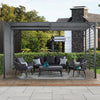 Aluminium Pergola Awning Summer Garden Gazebo Garden Canopy Outdoor Furniture